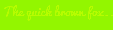 Image with Font Color B7FC00 and Background Color 93F600